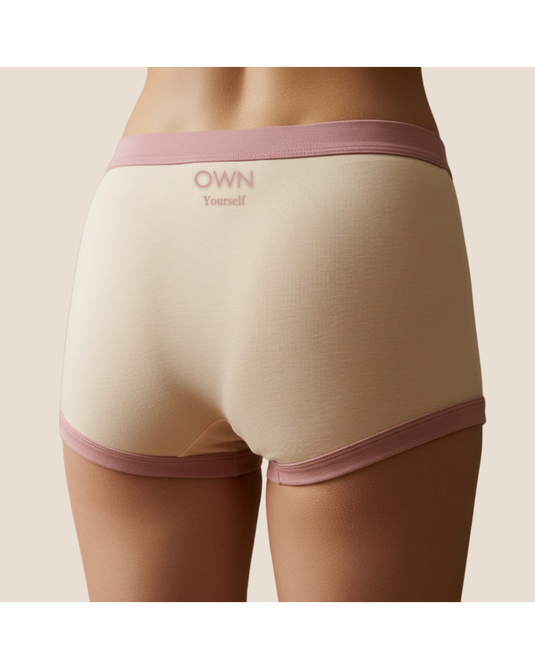 Ivory pink women’s panty CG Claudia Garcia back view