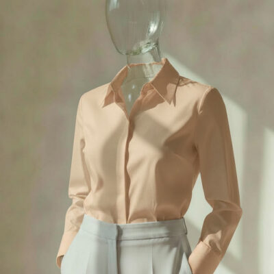 Women’s Peach-Dust blouse by CG Claudia Garcia