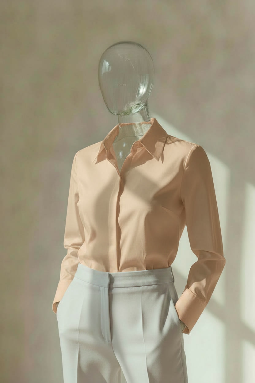 Women’s Peach-Dust blouse by CG Claudia Garcia